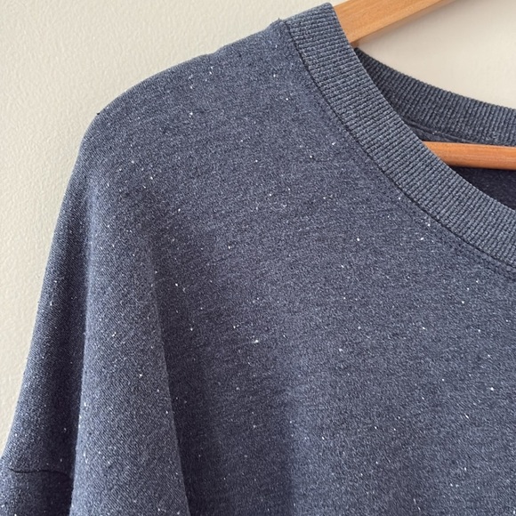 Athleta Balance Pullover Long Sleeve Sweatshirt Speckled Blue Size M - Picture 4 of 12